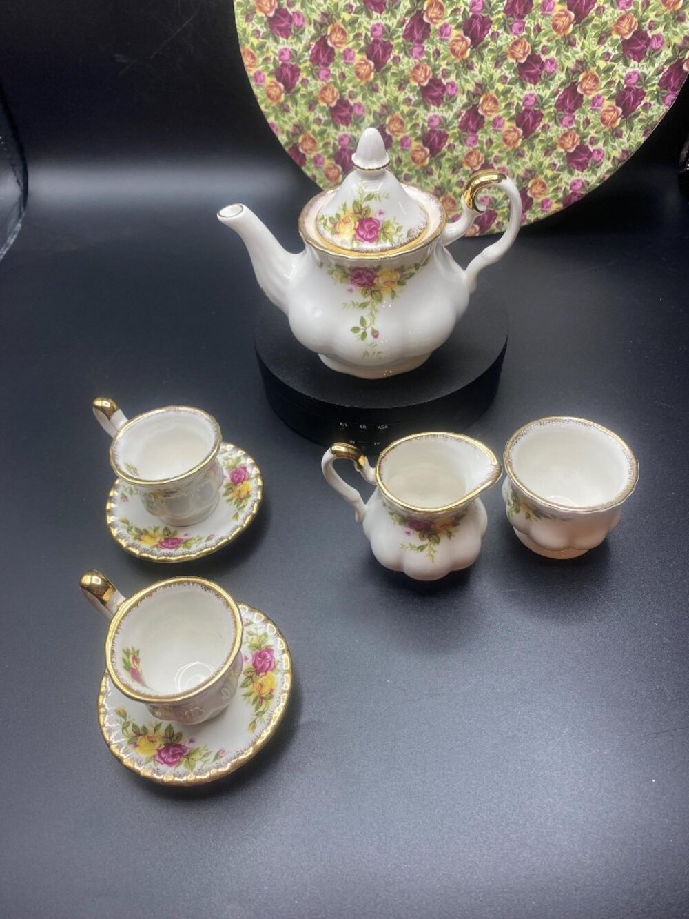 Royal Albert Old Country Roses Miniature Tea Set